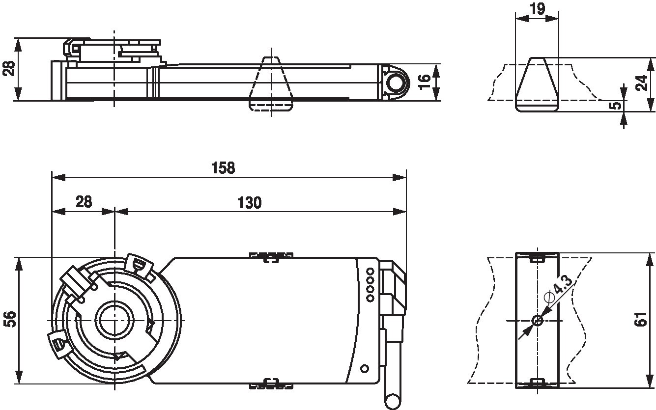 Электропривод Belimo CM230G-R (2 Н·м)