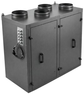 Приточно-вытяжная установка с роторным рекуператором RWN-RR-1700(50c)-ЕС-W-Vertical(N)